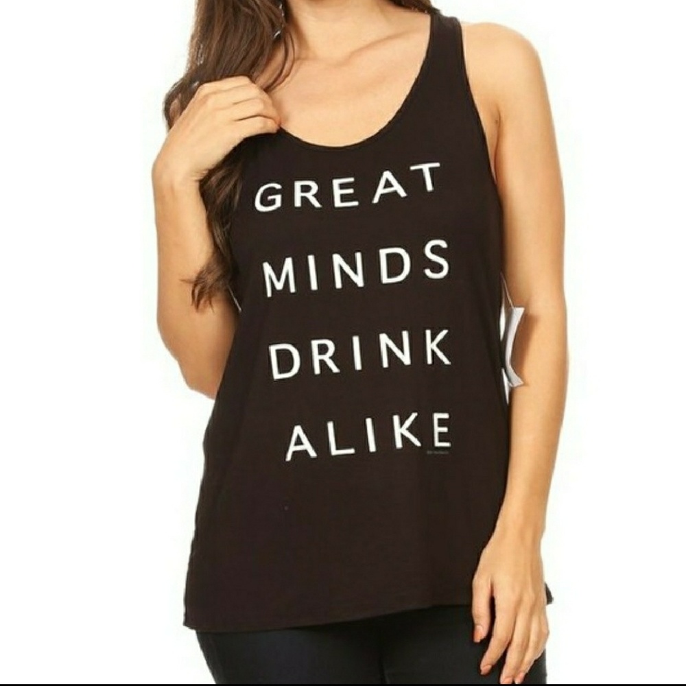 🌵Just In 🌵Black Graphic Racerback Tee